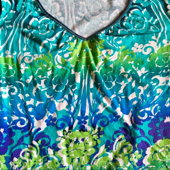 Liz & Co. Patterned Top - Picture 3 of 4